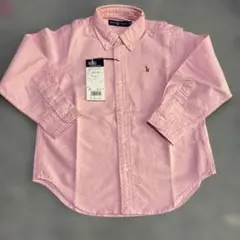 【未使用品】110cmPolo Ralph Lauren 長袖シャツ ピンク