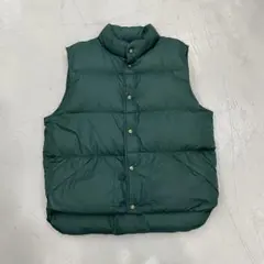 【ヴィンテージ】L.L.Beanダークグリーン ダウンベスト
