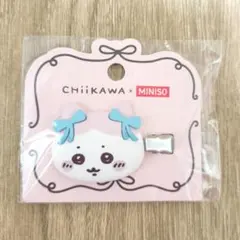 ラスト1 中国限定 MINISO ちいかわ ヘアクリップ リボン ハチワレ