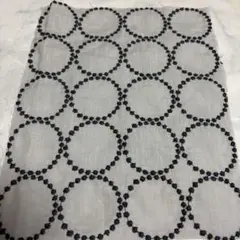 タンバリン　ライトグレイ×チャコール　はぎれ　ミナペルホネン