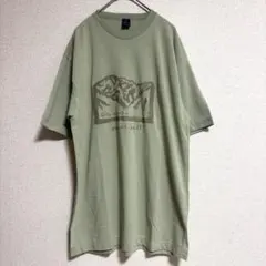 【極美品】モンベル 奥穂高 Tシャツ M セージグリーン カーキ 緑 半袖 半袖