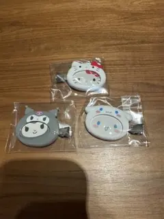 サンリオシークレットカスタムヘアクリップ　3個セット