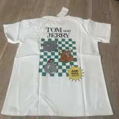 新品タグ付きトムとジェリー Tシャツ ホワイト 160のサムネイル