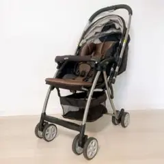 【値下げしました】Aprica ベビーカー ブラウン 新生児 バギー アプリカ