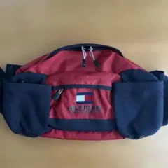 TOMMY HILFIGERウエストポーチ ボディバッグ バイカラー 刺繍ロゴのサムネイル