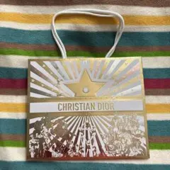 CHRISTIAN DIOR ショップ袋 ゴールド
