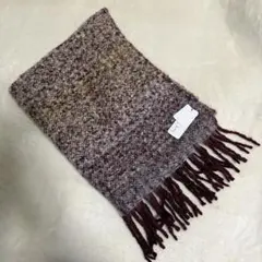 【新品未使用品】冬物セール中！レディース赤紫 ストール 大判サイズ