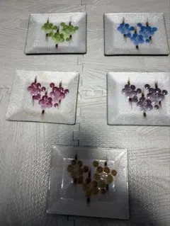 【七宝焼】銘々皿5枚セット