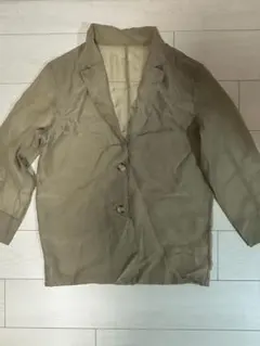 ベージュ テーラードジャケット サイズF