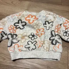 BREEZE 花柄トレーナー 裏起毛 サイズ90