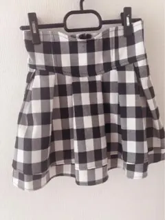 michellMacaron 美脚スカート ブロックチェック柄 S