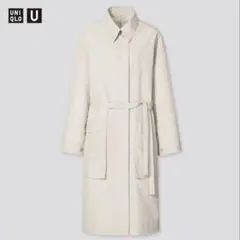 UNIQLO コットンロングコート Mサイズ ナチュラル