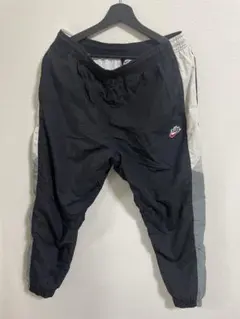 NIKE ナイロンパンツ Lサイズ ブラック/グレー