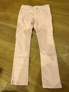 美品　ジンボリー　サイズ8  130cm位　淡ピンク　細かいラメ　コーディロイ