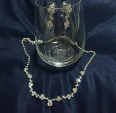 ブライダル ネックレス＆ピアスセット