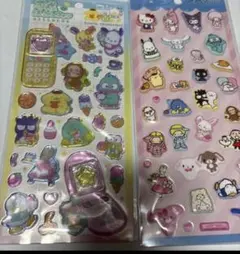 平成はっぴーフォン　シール　ステッカー　サンリオキャラクターズ