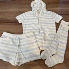 ジェラートピケ モコモコセットアップ 3点セット