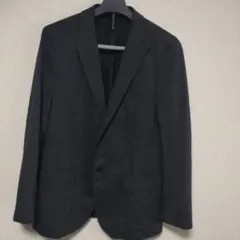 ダークグレー ジャージ素材 ジャケットXL