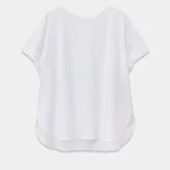 PLST グロスジャージーボクシーTシャツ M ホワイト 接触冷感 美品のサムネイル
