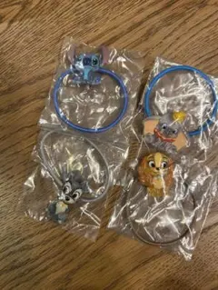 ディズニーキャラクター Twinkleゴム　スティッチ　　ダンボ レディ　等