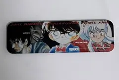 小学館コミックフェア 名探偵コナン、犬夜叉、ARMS　筆箱　缶バッジセット