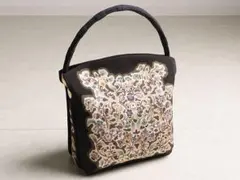 【新品】岡重 オカジマ ハンドバッグちりめん　02292