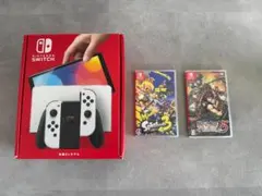【超美品】NINTENDO Switch本体(有機ELモデル)+ソフト2本セット