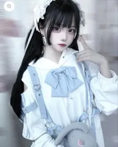 天使界隈 水色界隈 ねこみみパーカー サブカル系 grimoire