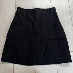 ブラック カーゴ キュロット スカートのサムネイル