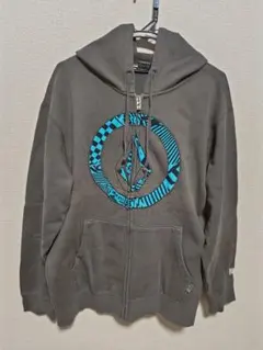【美品】Volcom グレー ジップアップパーカーのサムネイル