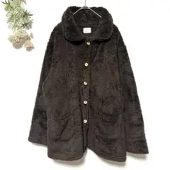 Lammin tunne ファーフリース ルームウェア もこもこ カーディガン