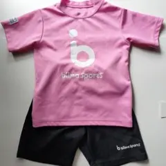 GLOBAL WORK 　ビーマスポーツ　上下 　子供　110 　ピンク　黒