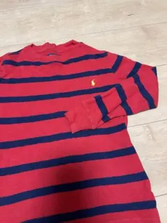 ポロ ラルフ・ローレン 長袖カットソー 赤と紺 5歳