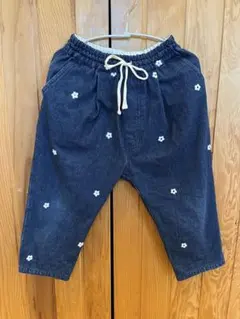 LOWRYSFARM花柄刺繍デニムキッズ