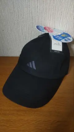 adidas■新品ツイル キャップ　ブラック×グレー