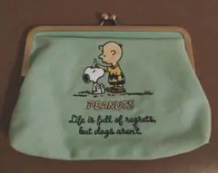 SNOOPY スヌーピー　ポーチ　がま口　PEANUTS