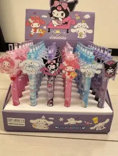 サンリオ　クロミ　マイメロ　シナモン　アクリルチャーム付ボールペン　6本セット