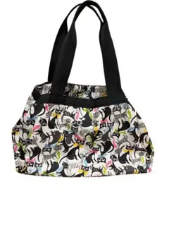 LeSportsac 猫　トートバッグ　ネコ　ねこ柄