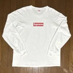 XL】Supreme Box Logo L/S Tee ホワイト 20FW - メルカリ