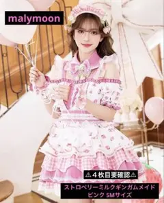 Malymoon マリームーン ラブポップギンガムキティメイド レッド 赤 SM