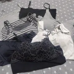 カップ付 キャミソール タンクトップ 7枚セット L LL まとめ売り