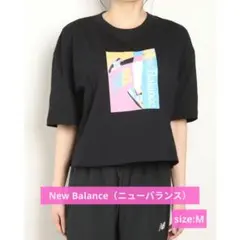 本日限定価格【New Balance】ショートスリーブTシャツ（ブラック）М