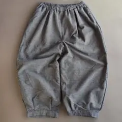 サマンサモスモス　パンツ　コクーンパンツ　千鳥格子柄