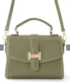 GRL 2Wayフラップスクエアショルダーバッグ[yt533]カーキ