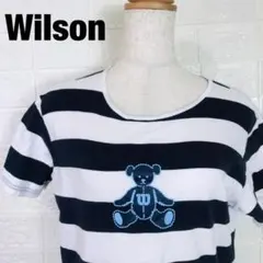 Wilson ウイルソン ボーダー柄 半袖 tシャツ カットソー　 214のサムネイル