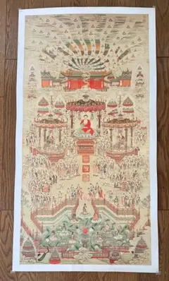 掛け軸 十三仏 仏絵 仏教 日本画／アンティーク／日本画 仏教テーマの