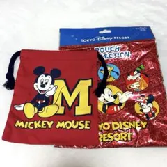 東京ディズニーリゾート　ポーチコレクション　ミッキーマウス　巾着　ランダム