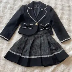 person's flipwear 110 上下2点セット リボン ハートパール