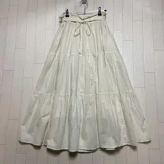 ナイスクラップ ウエストリボンティアードスカート