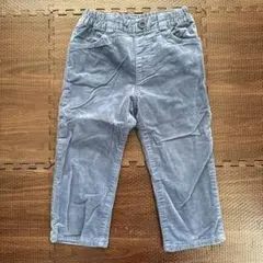 familiar ブルー コーデュロイ 長ズボン